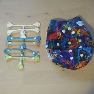 Diaper cover and snappies